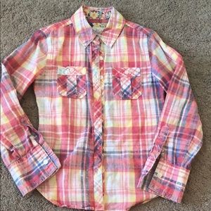 Justice button down shirt